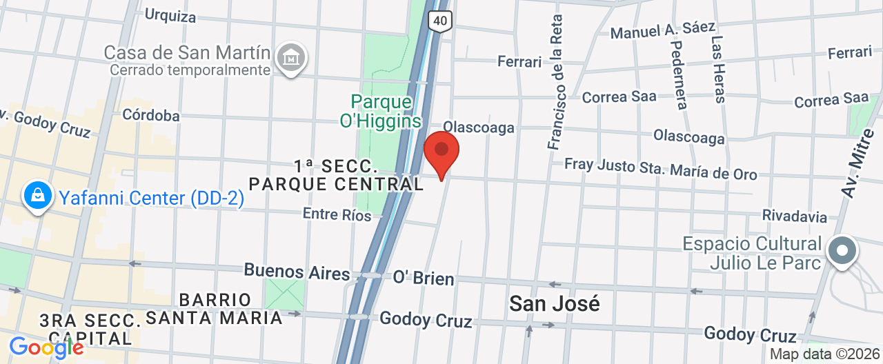 Mapa de la ubicación