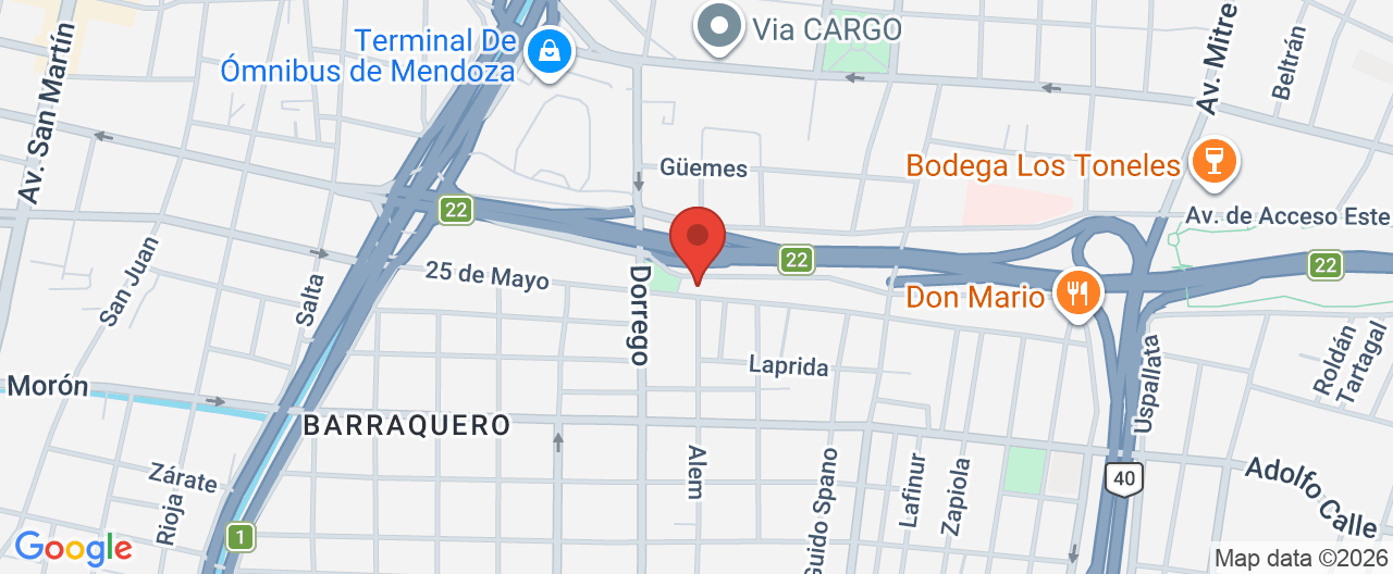 Mapa de la ubicación