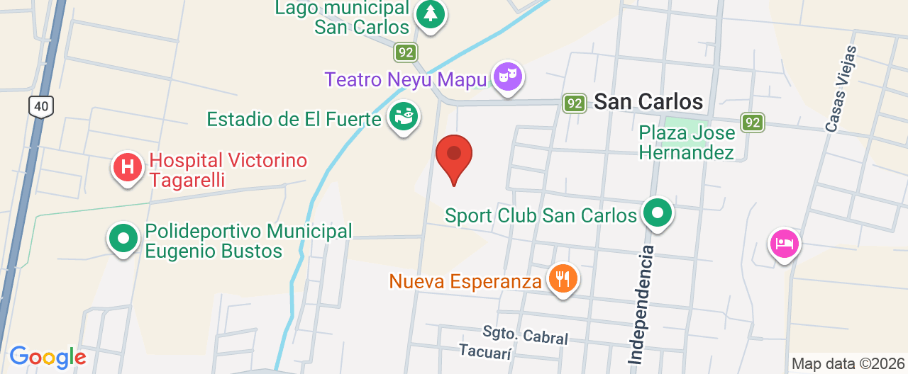 Mapa de la ubicación