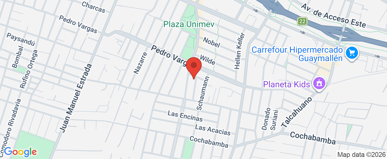 Mapa de la ubicación