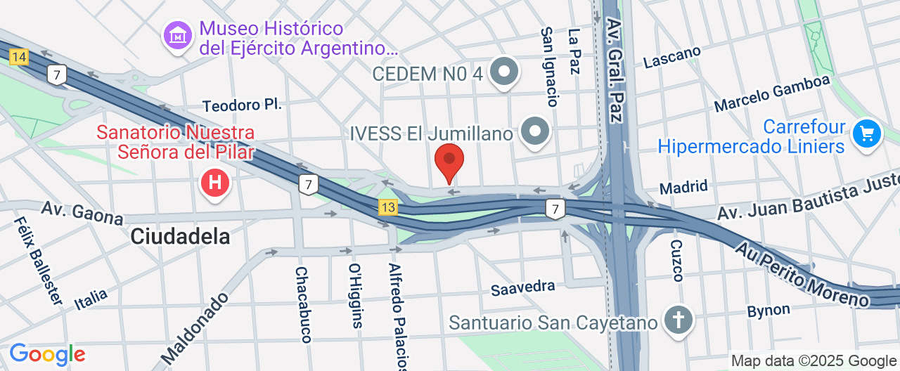 Mapa de la ubicación