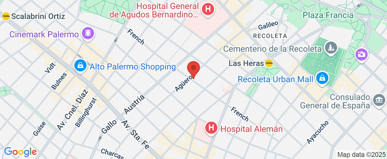 Mapa de la ubicación