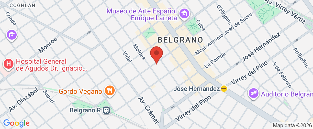 Mapa de la ubicación