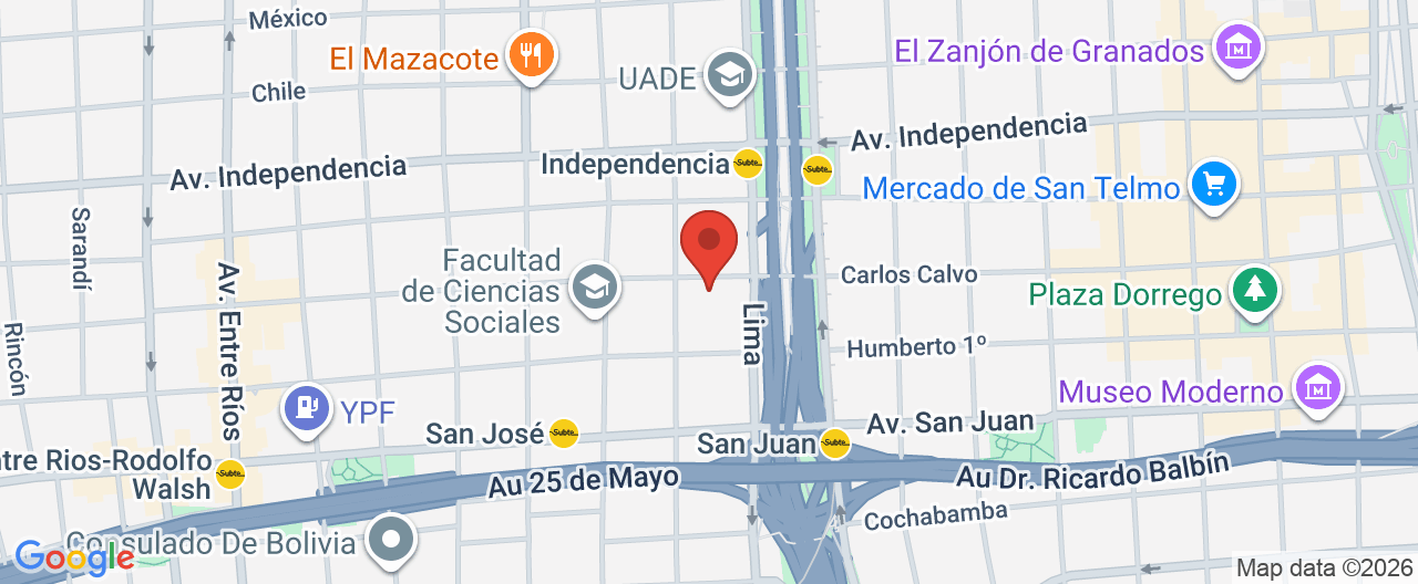 Mapa de la ubicación