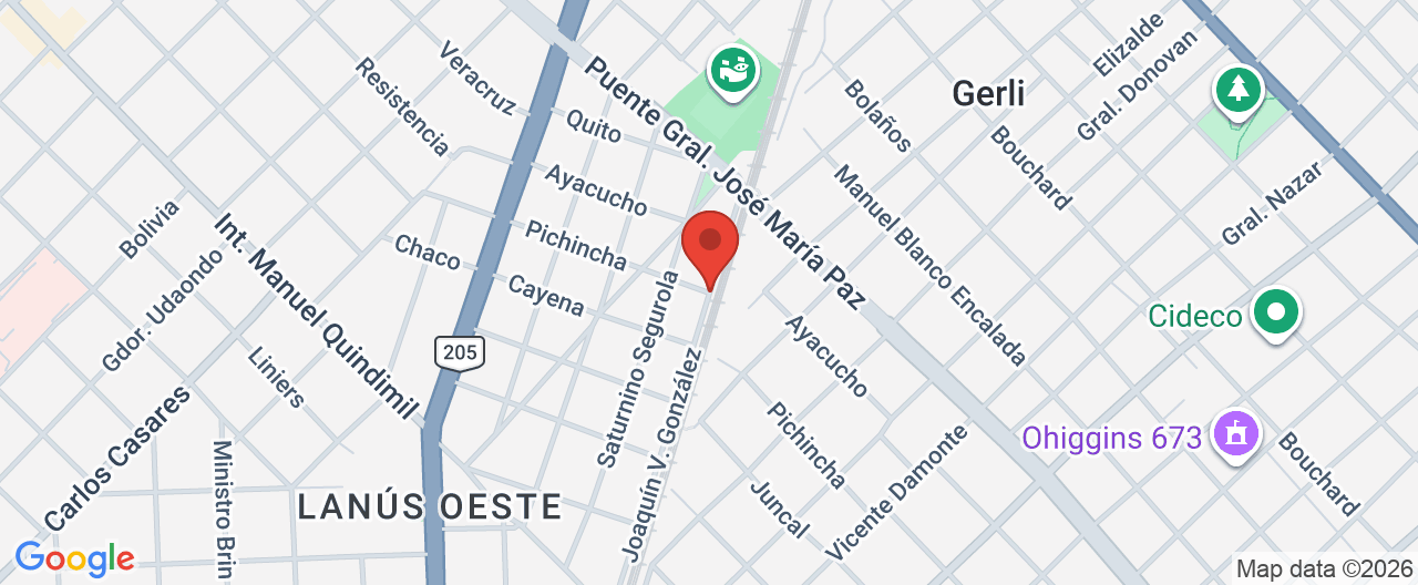 Mapa de la ubicación