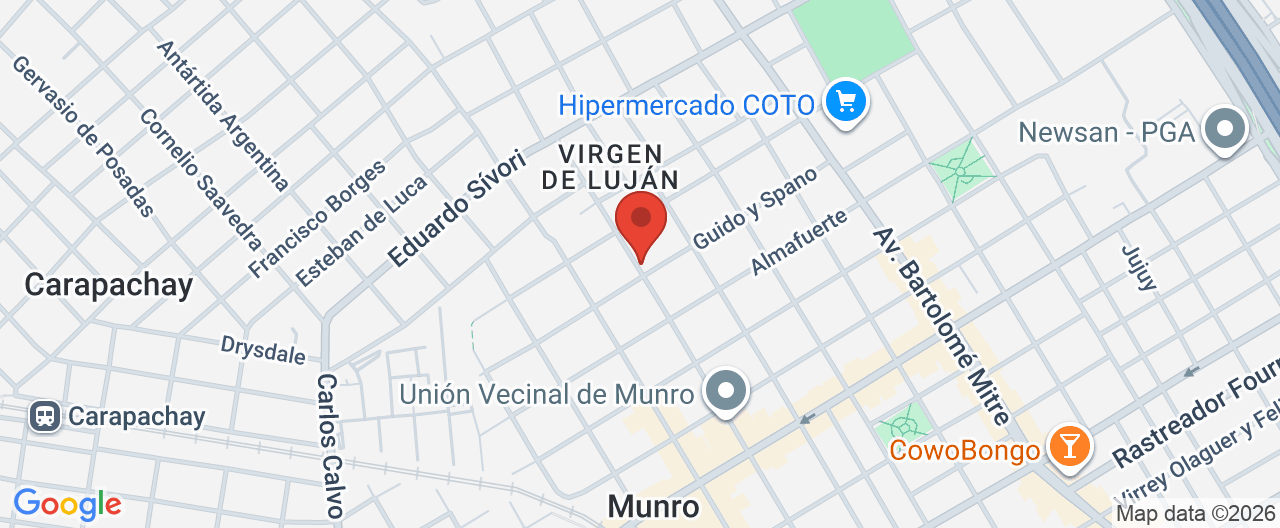 Mapa de la ubicación