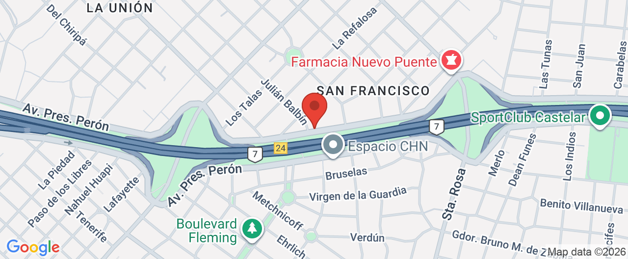 Mapa de la ubicación
