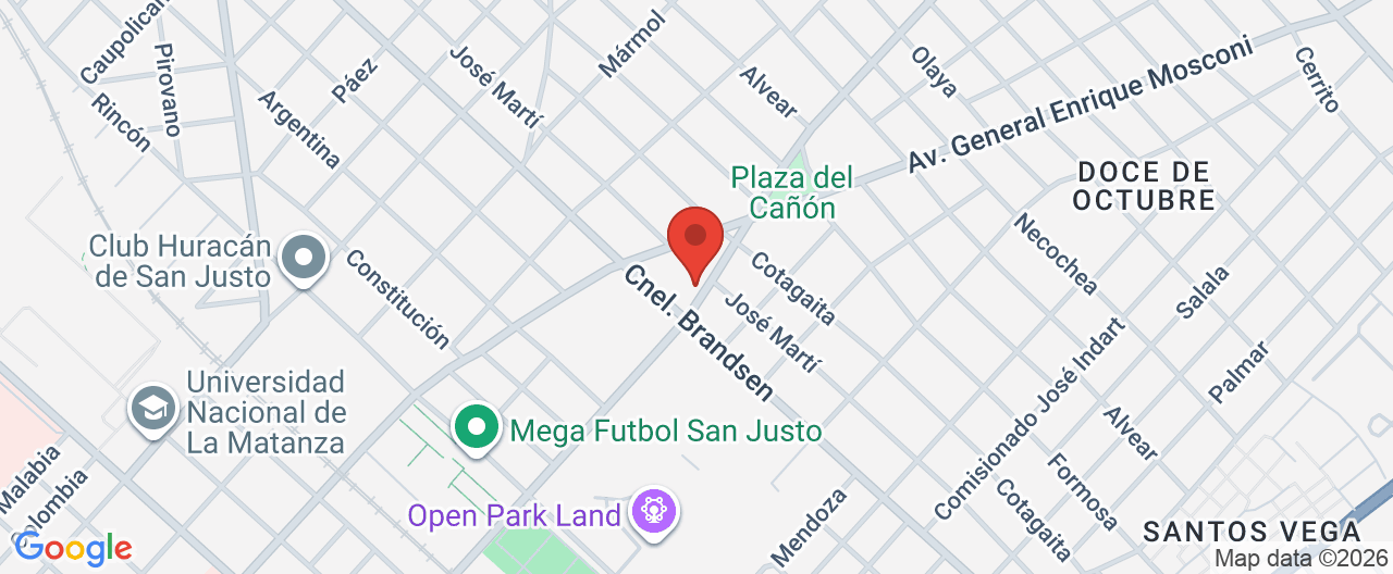 Mapa de la ubicación