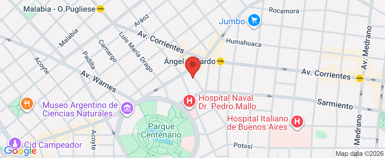 Mapa de la ubicación