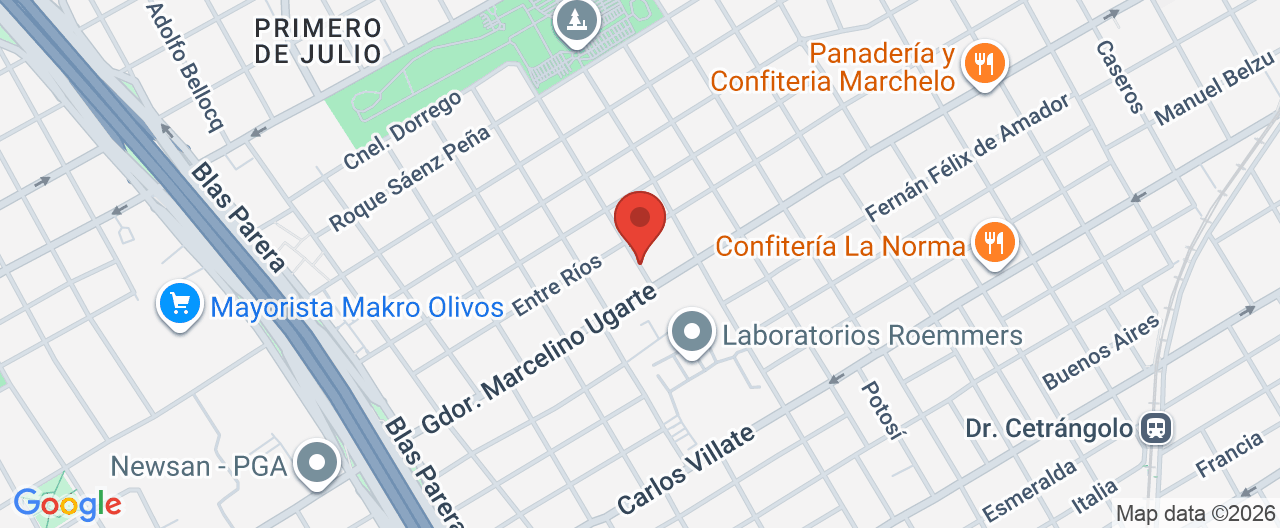 Mapa de la ubicación