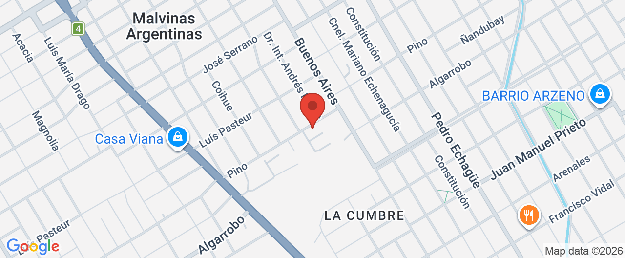 Mapa de la ubicación