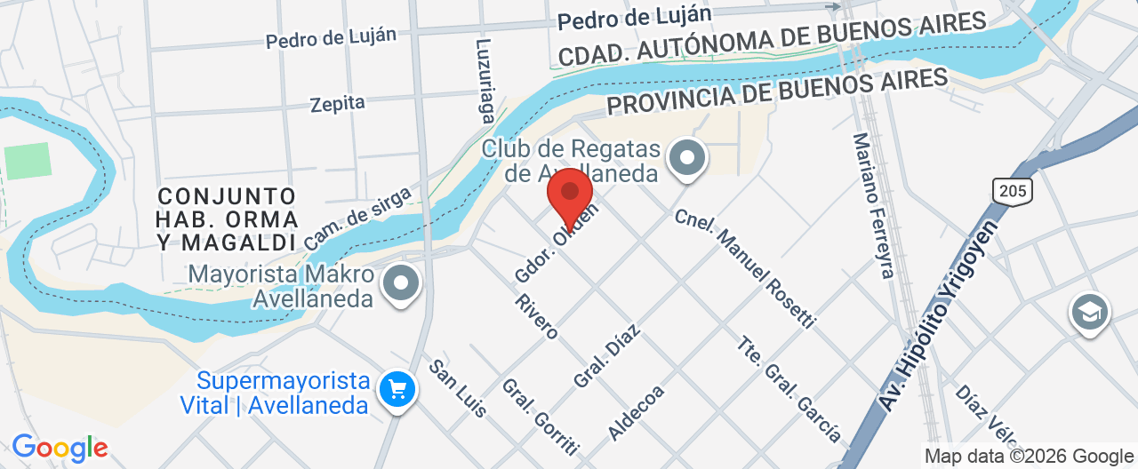 Mapa de la ubicación