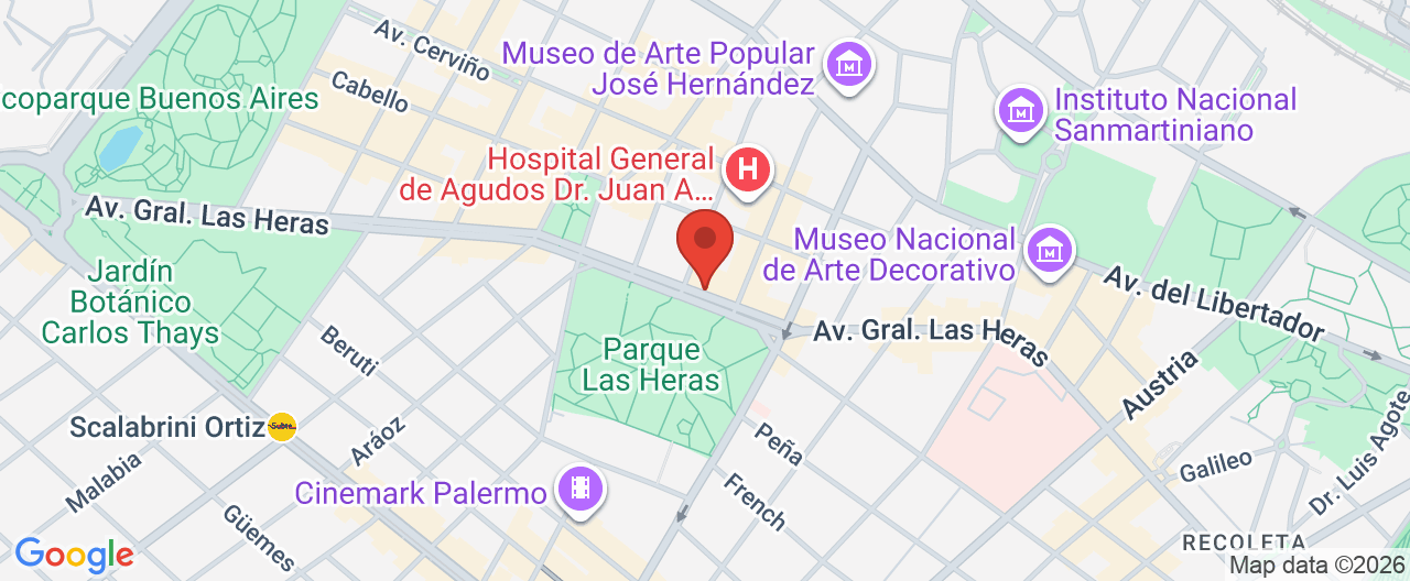 Mapa de la ubicación