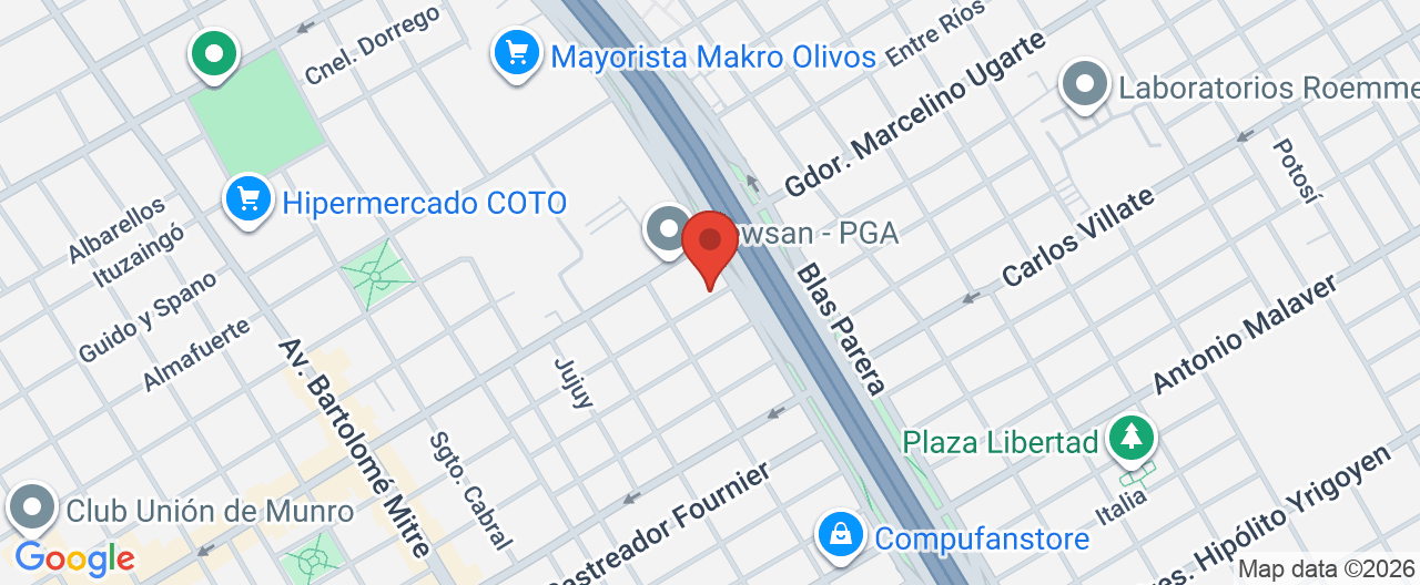 Mapa de la ubicación