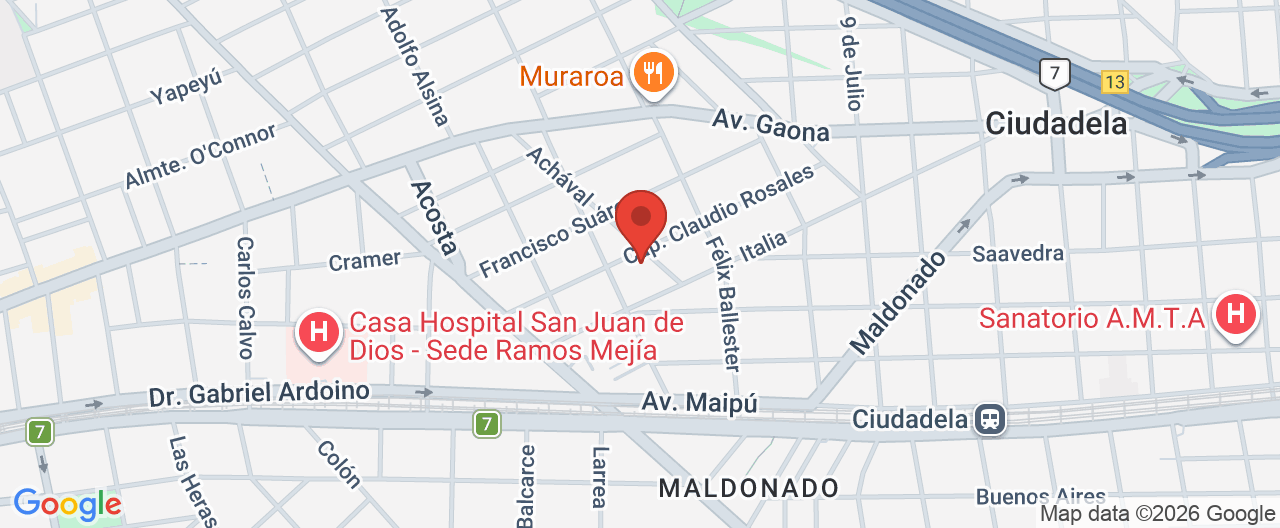 Mapa de la ubicación