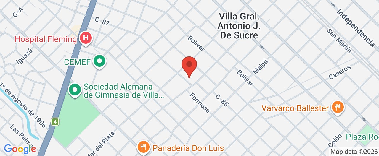 Mapa de la ubicación