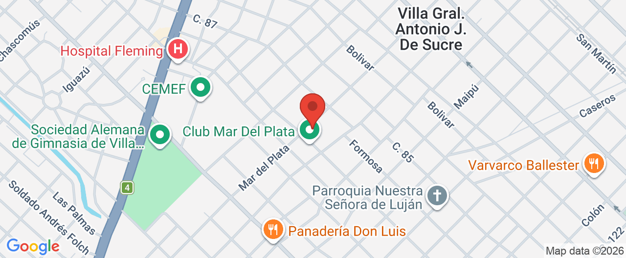 Mapa de la ubicación