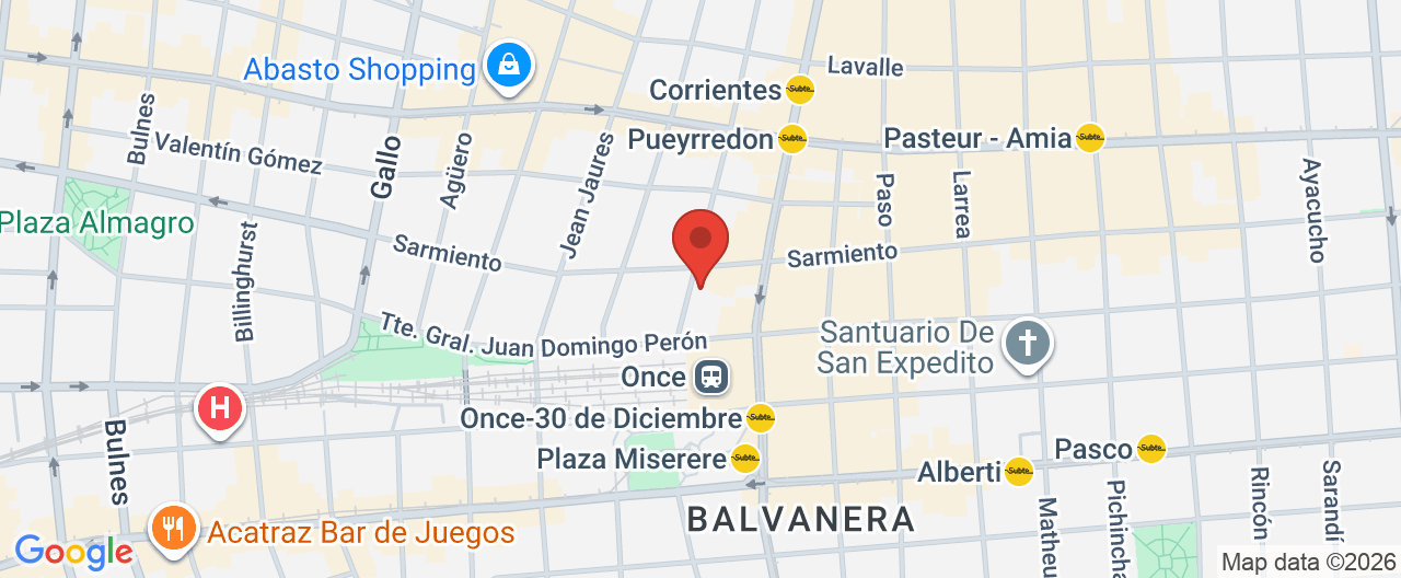 Mapa de la ubicación