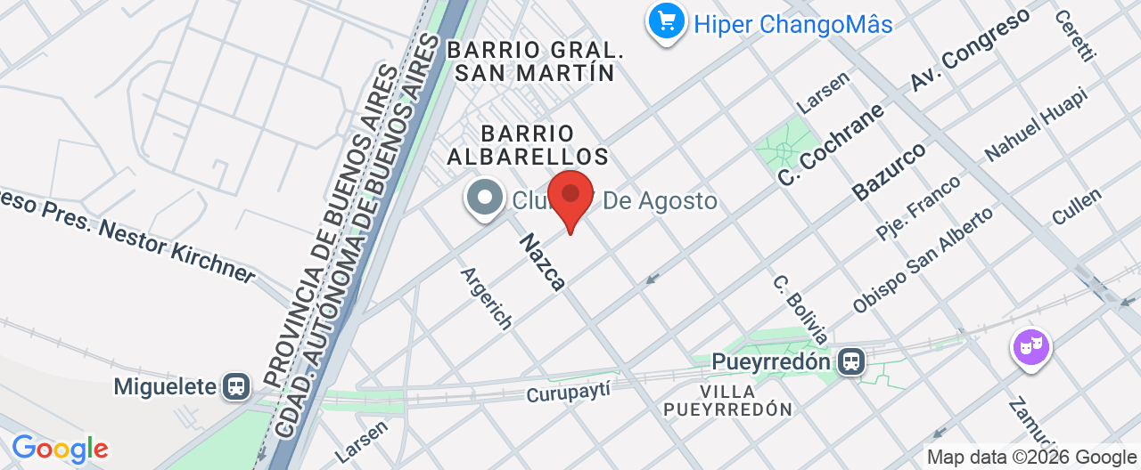 Mapa de la ubicación