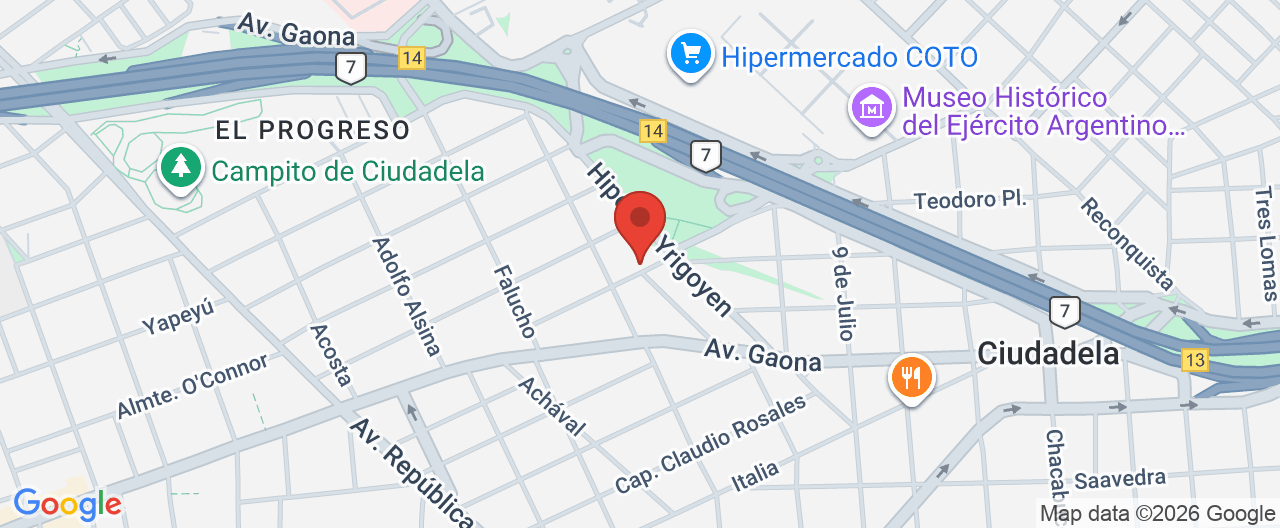 Mapa de la ubicación