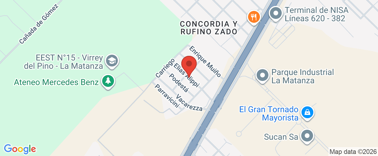 Mapa de la ubicación