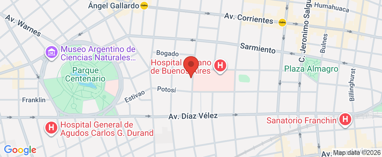 Mapa de la ubicación