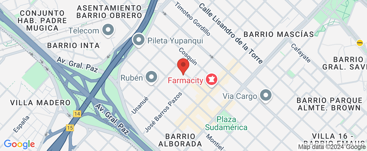 Mapa de la ubicación
