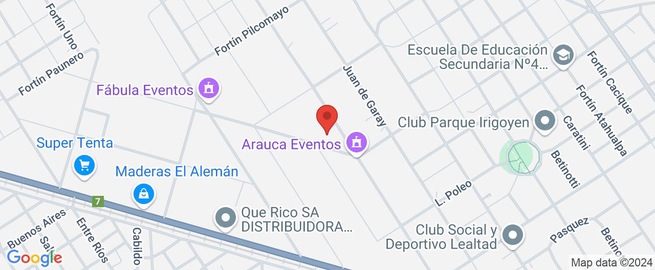 Mapa de la ubicación