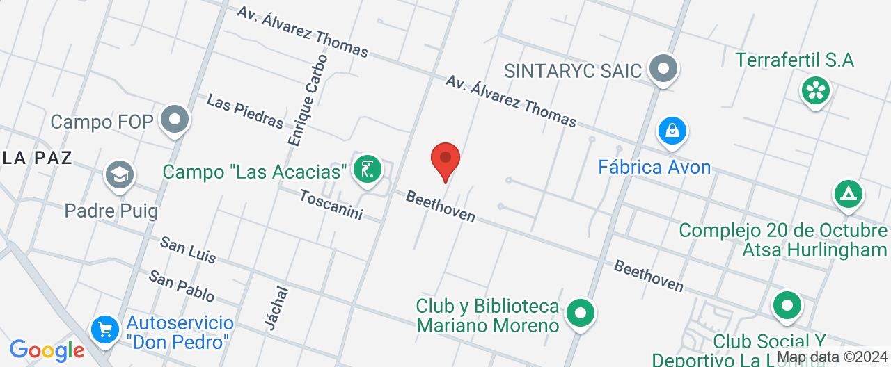 Mapa de la ubicación