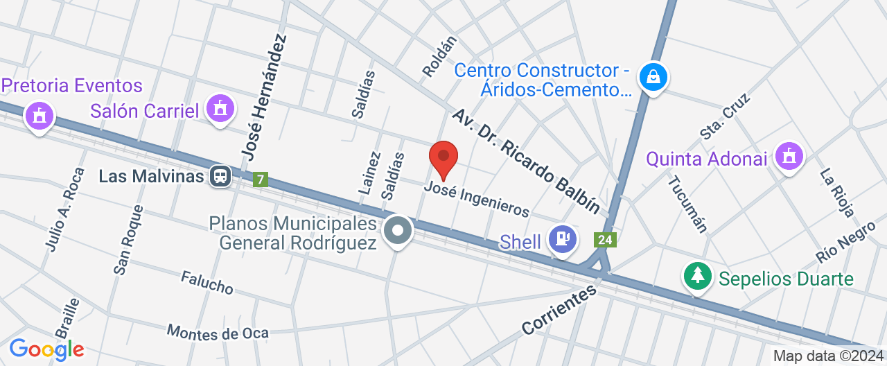 Mapa de la ubicación