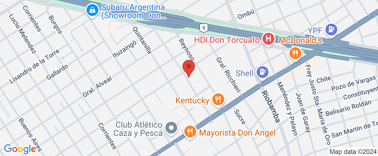 Mapa de la ubicación
