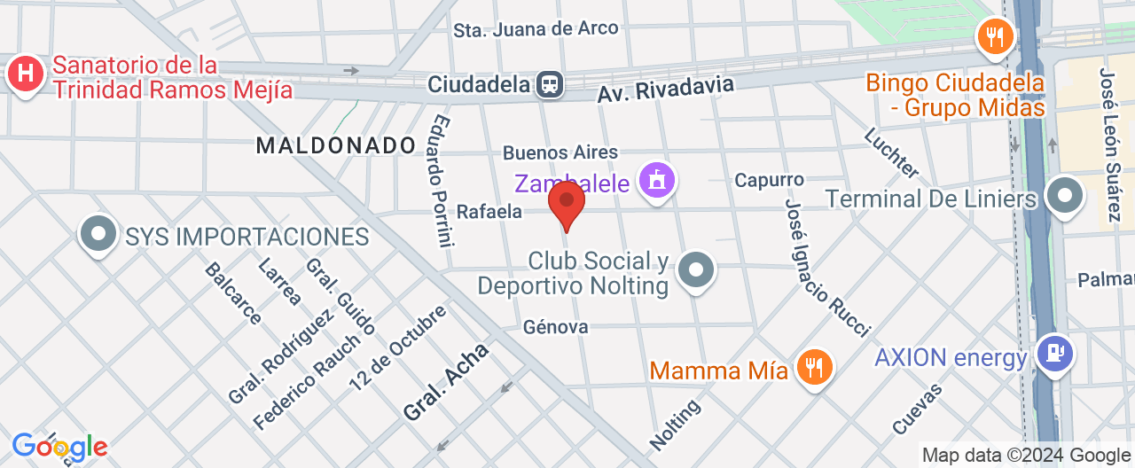 Mapa de la ubicación