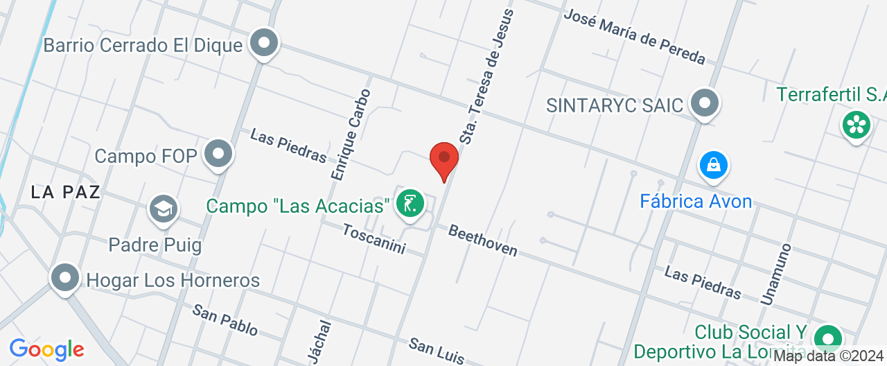 Mapa de la ubicación