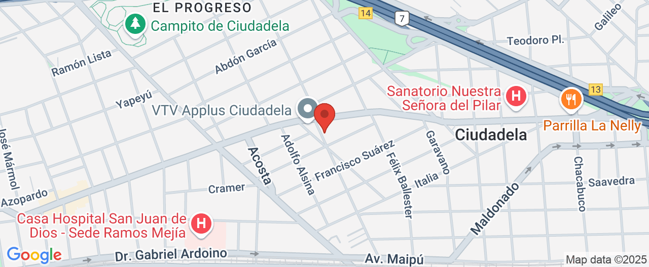Mapa de la ubicación
