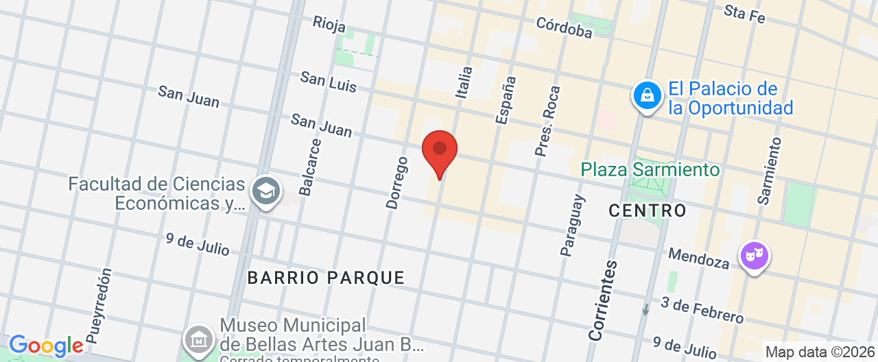 Mapa de la ubicación