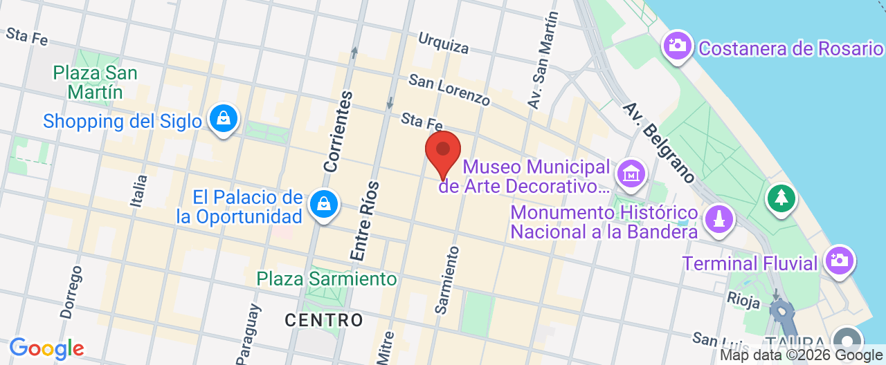 Mapa de la ubicación