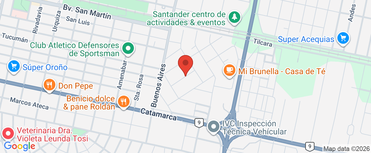 Mapa de la ubicación