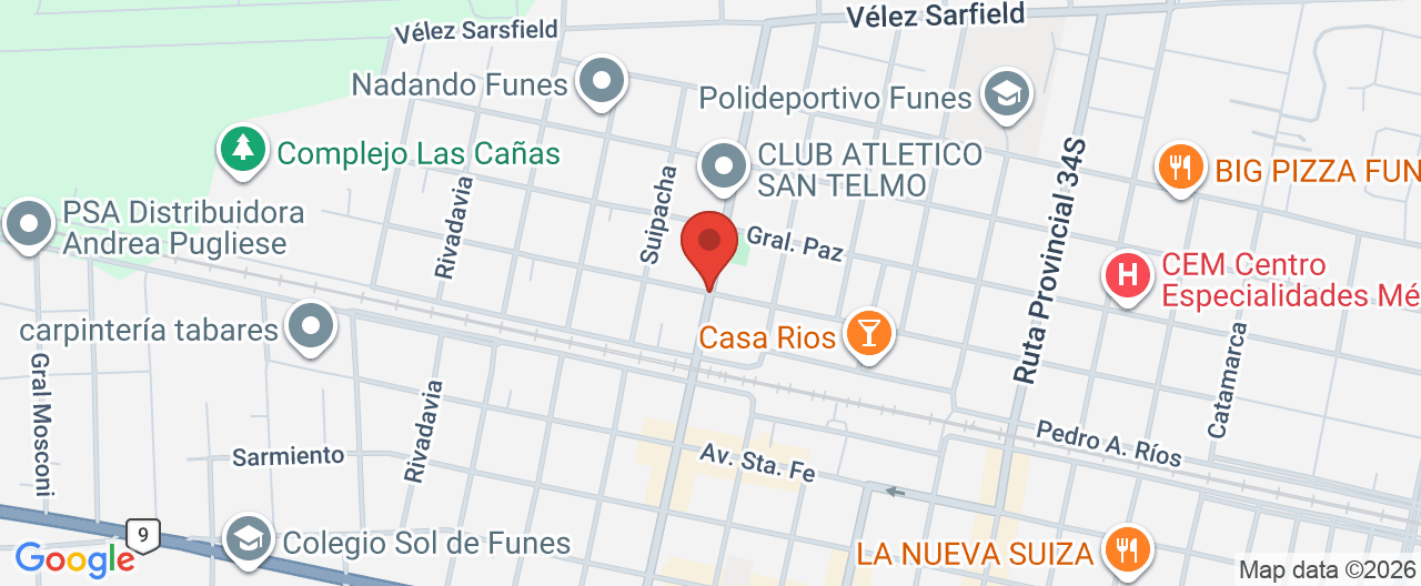 Mapa de la ubicación