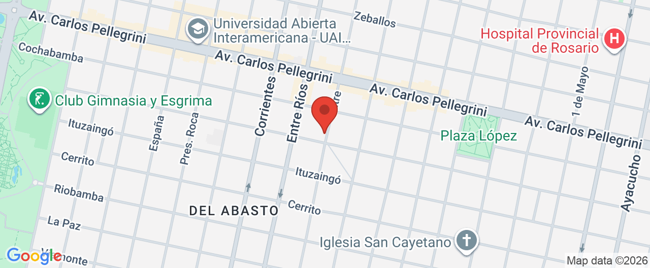Mapa de la ubicación