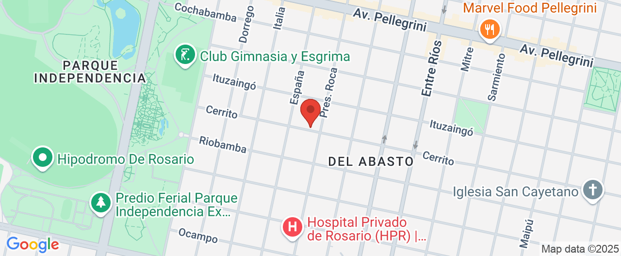 Mapa de la ubicación