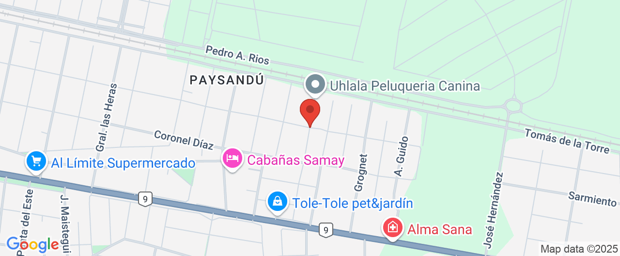 Mapa de la ubicación
