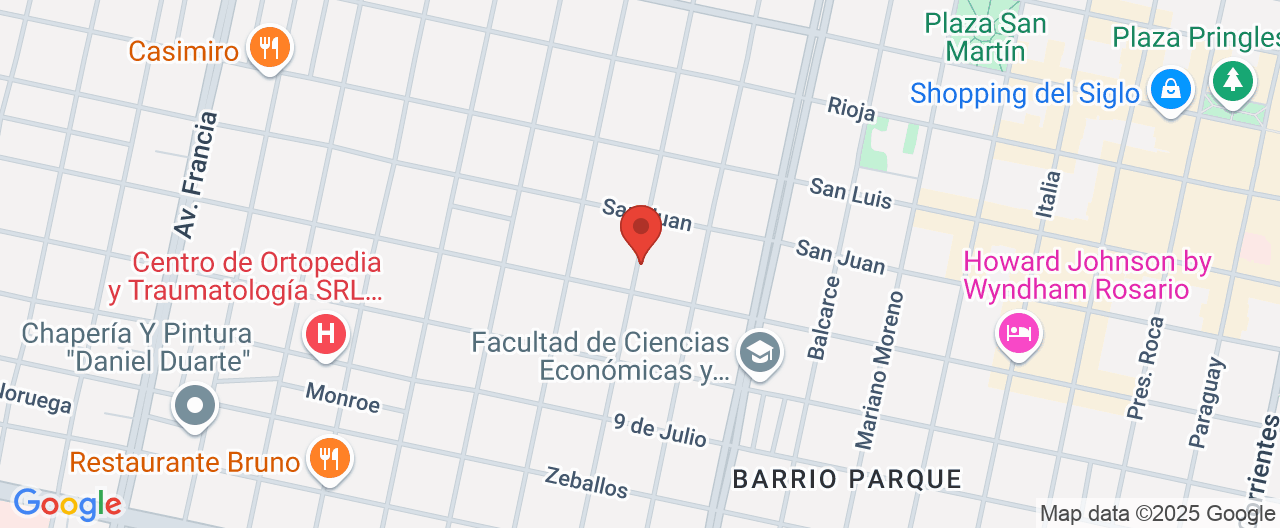 Mapa de la ubicación