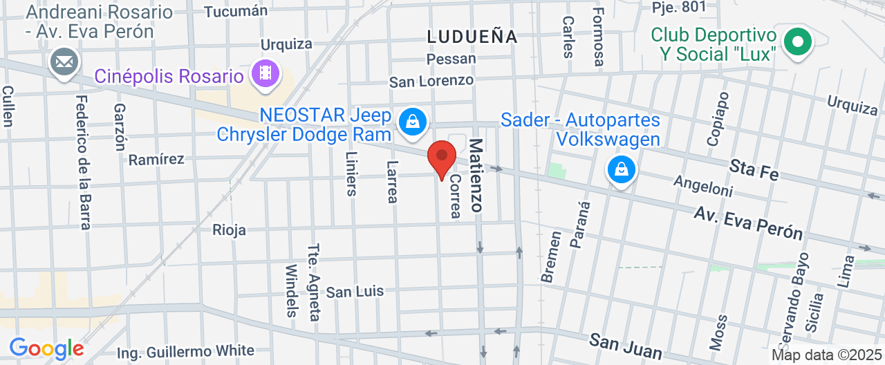 Mapa de la ubicación
