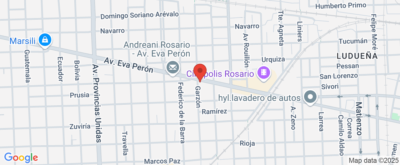 Mapa de la ubicación