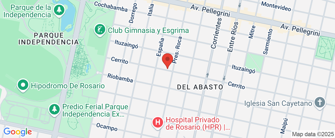 Mapa de la ubicación