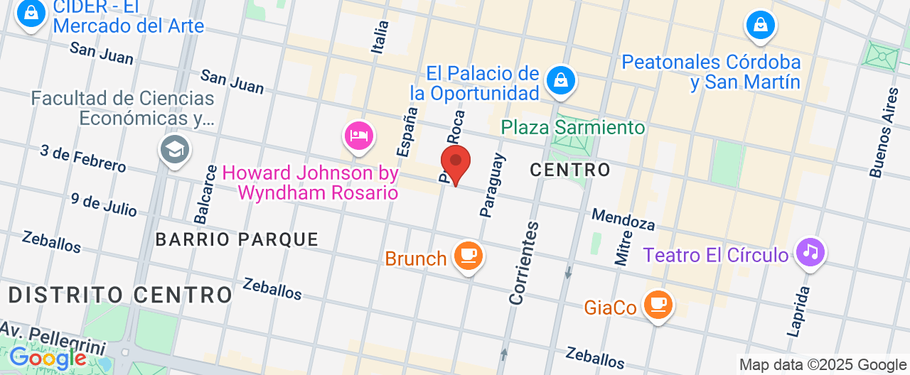 Mapa de la ubicación