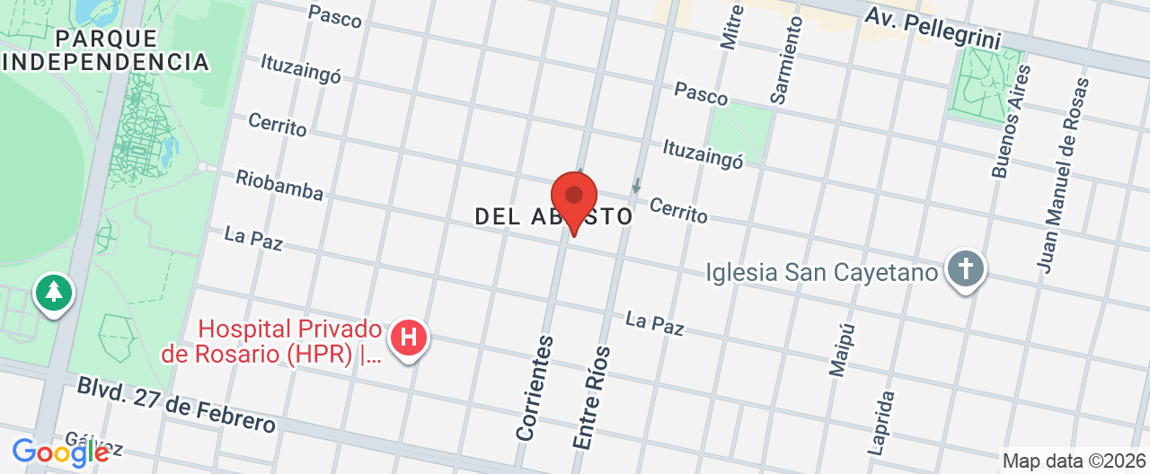 Mapa de la ubicación