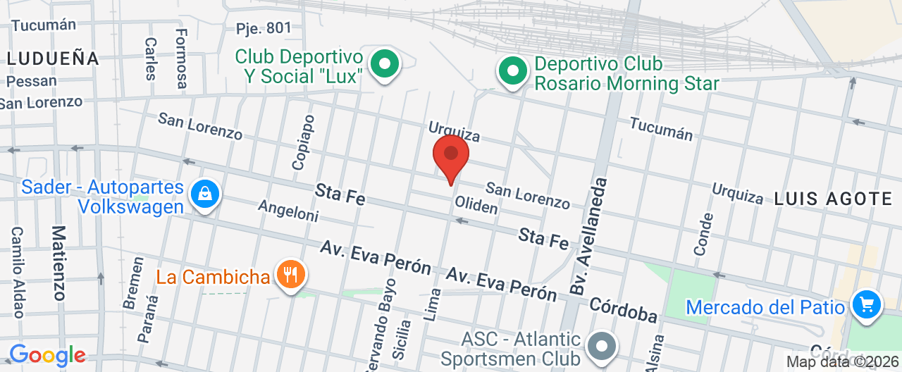 Mapa de la ubicación