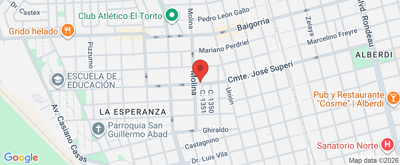 Mapa de la ubicación