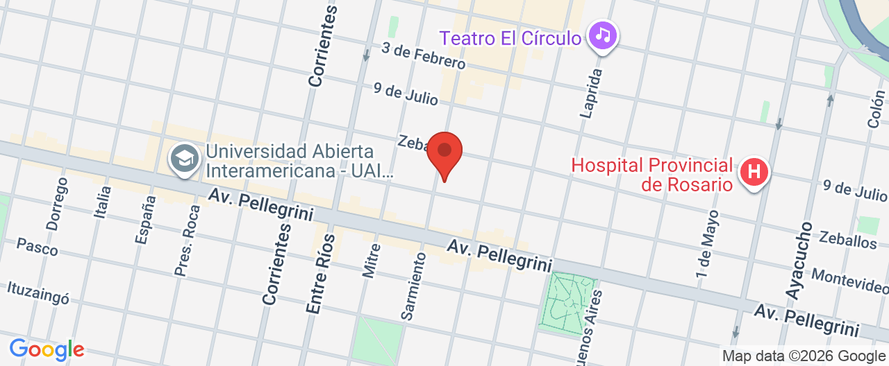 Mapa de la ubicación